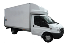 Van Hire Grantham - Ford Luton Box Tail Lift - Van hire Grantham